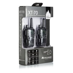 Midland xt70 kannettavat pmr-radiot hinta ja tiedot | Radiopuhelimet | hobbyhall.fi