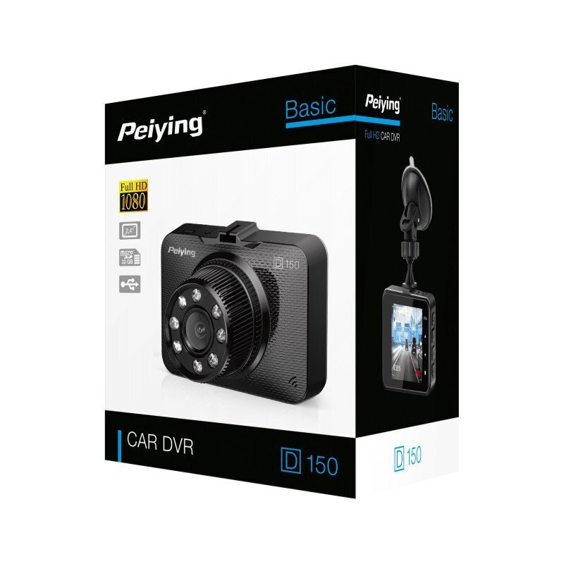 Peiying basic d150 autovideonauhuri hinta ja tiedot | Autokamerat | hobbyhall.fi