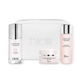 Sarja Dior Capture Total Serum Ritual Care Set: lotion, 50 ml + nuorekkuusseerumi, 30 ml + kiinteyttävä voide ryppyjä vastaan, 15 ml hinta ja tiedot | Kasvovoiteet | hobbyhall.fi