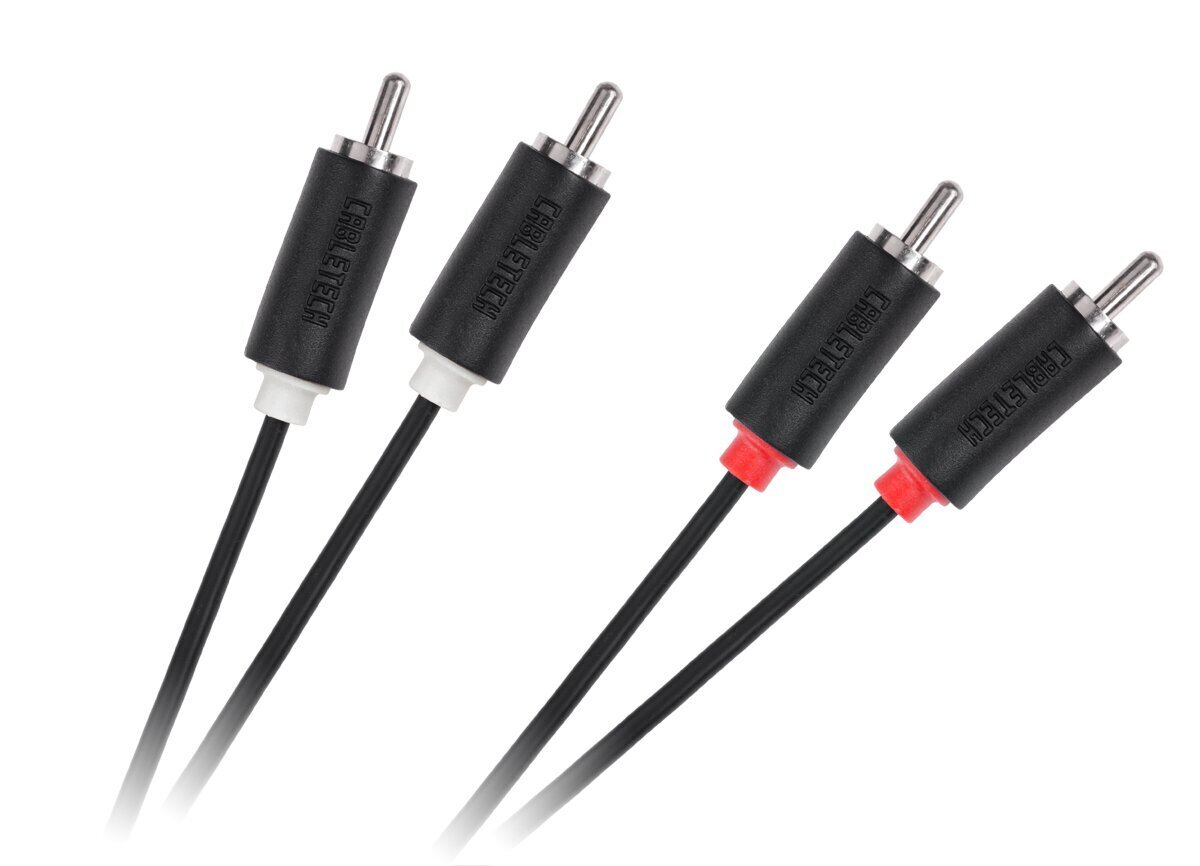 Kaapeli 2rca-2rca 3 m cabletech standard hinta ja tiedot | Kaapelit ja adapterit | hobbyhall.fi