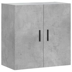 vidaXL Seinäkaappi betoninharmaa 60x31x60 cm tekninen puu hinta ja tiedot | Olohuoneen kaapit ja lipastot | hobbyhall.fi