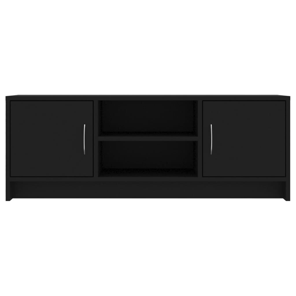 vidaXL TV-taso musta 102x30x37,5 cm tekninen puu hinta ja tiedot | TV-tasot | hobbyhall.fi