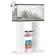 vidaXL Akvaarioteline valkoinen 60x30x60 cm tekninen puu hinta ja tiedot | Akvaariotarvikkeet | hobbyhall.fi