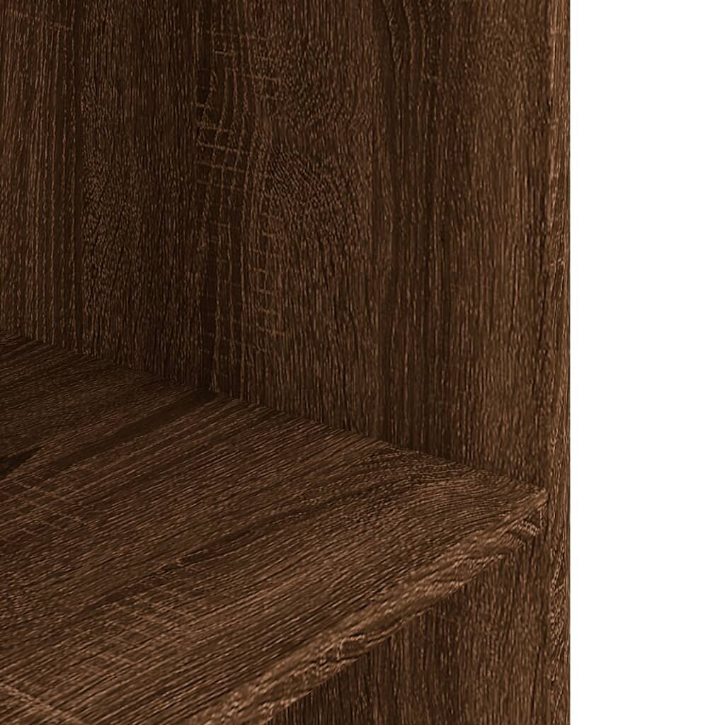 vidaXL Akvaarioteline ruskea tammi 100x40x60 cm tekninen puu hinta ja tiedot | Akvaariotarvikkeet | hobbyhall.fi