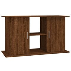 vidaXL Akvaarioteline ruskea tammi 101x41x58 cm tekninen puu hinta ja tiedot | Akvaariotarvikkeet | hobbyhall.fi