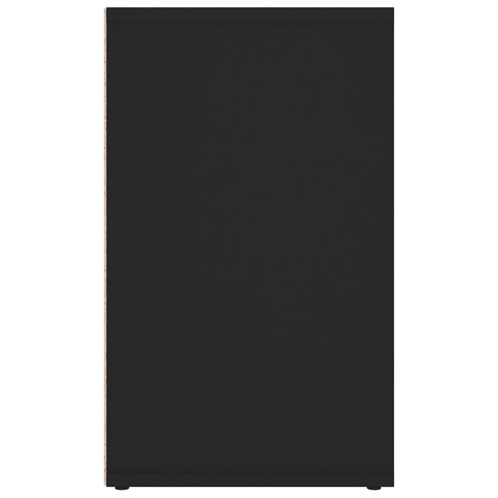 vidaXL Kenkäkaappi musta 52,5x30x50 cm hinta ja tiedot | Kenkäkaapit ja -hyllyt | hobbyhall.fi