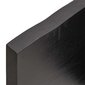 vidaXL Pöytälevy ruskea 180x50x(2-4)cm käsitelty täystammi elävä reuna hinta ja tiedot | Pöytälevyt | hobbyhall.fi