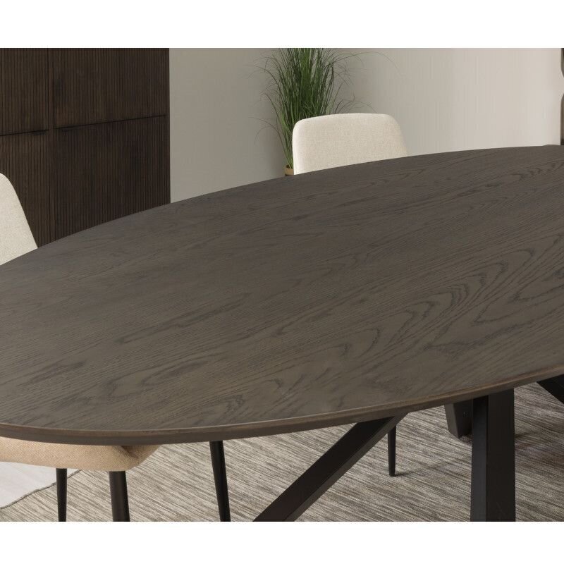 Pöytä Aatrium Cox, 120x240 cm, ruskea hinta ja tiedot | Ruokapöydät | hobbyhall.fi