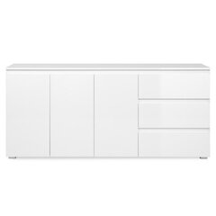 Lipasto Aatrium Capetown, 179x40x80 cm, valkoinen hinta ja tiedot | Lipastot | hobbyhall.fi