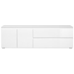 Lipasto Aatrium Capetown, 180x40x55 cm, valkoinen hinta ja tiedot | Lipastot | hobbyhall.fi
