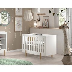 Vauvan sänky Aatrium Smile, 60x120 cm, valkoinen hinta ja tiedot | Pinnasängyt | hobbyhall.fi