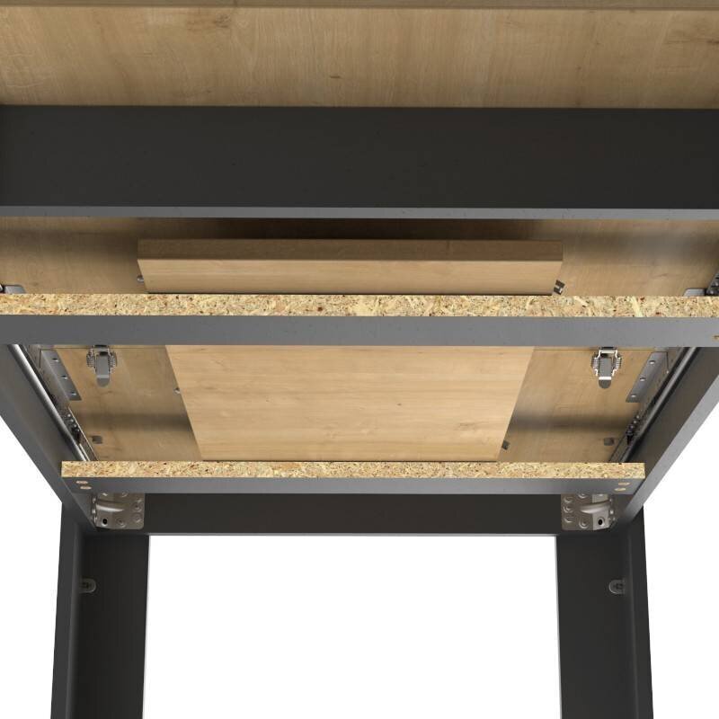 Pöytä Aatrium Craft, 160x90x77 cm, ruskea hinta ja tiedot | Ruokapöydät | hobbyhall.fi