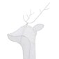 vidaXL Jouluporoperhe 270x7x90 cm valkoinen kylmä valkoinen verkko hinta ja tiedot | Joulukoristeet | hobbyhall.fi