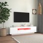 vidaXL TV-taso LED-valoilla valkoinen 160x35x40 cm hinta ja tiedot | TV-tasot | hobbyhall.fi