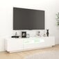 vidaXL TV-taso LED-valoilla valkoinen 180x35x40 cm hinta ja tiedot | TV-tasot | hobbyhall.fi