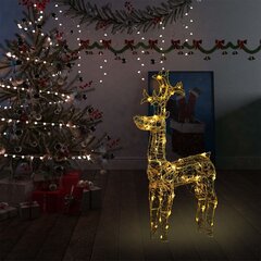 vidaXL Poro joulukoriste 90 LED-valoa 60x16x100 cm akryyli hinta ja tiedot | Joulukoristeet | hobbyhall.fi