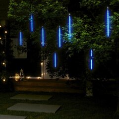 vidaXL Meteorivalot 8 kpl 30 cm 192 x LED sininen sisä/ulko hinta ja tiedot | Joulukoristeet | hobbyhall.fi