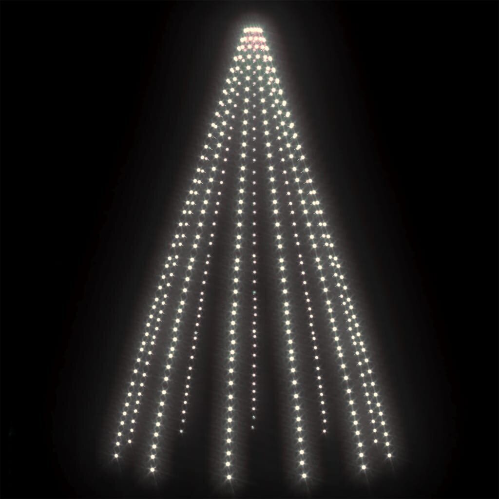 vidaXL Joulukuusen valot 500 LED-valoa kylmä valkoinen 500cm sisä/ulko hinta ja tiedot | Jouluvalot | hobbyhall.fi