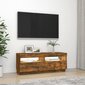 vidaXL TV-taso LED-valoilla savutammi 100x35x40 cm hinta ja tiedot | TV-tasot | hobbyhall.fi