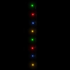vidaXL LED-valonauha 300 LED-valoa monivärinen 30 m PVC hinta ja tiedot | Jouluvalot | hobbyhall.fi