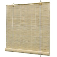 vidaXL Rullaverho bambu 140x220 cm luonnollinen hinta ja tiedot | Rullaverhot | hobbyhall.fi