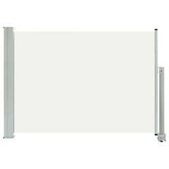 vidaXL Sisäänvedettävä terassin sivumarkiisi 80x300 cm kerma hinta ja tiedot | Aurinkovarjot ja markiisit | hobbyhall.fi