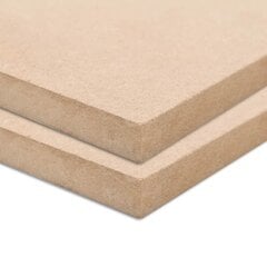 vidaXL MDF-levyt 2 kpl suorakaide 120x60 cm 12 mm hinta ja tiedot | Muut huonekalutarvikkeet | hobbyhall.fi