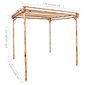 vidaXL Pergola bambu 170x170x220 cm hinta ja tiedot | Puutarhakoristeet | hobbyhall.fi