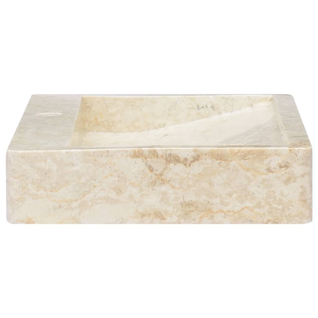 vidaXL Pesuallas kerma 58x39x10 cm marmori hinta ja tiedot | Pesualtaat | hobbyhall.fi