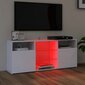 vidaXL TV-taso LED-valoilla valkoinen 120x30x50 cm hinta ja tiedot | TV-tasot | hobbyhall.fi