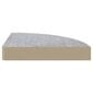 vidaXL Seinäkulmahyllyt 2 kpl betoninharmaa 35x35x3,8 cm MDF hinta ja tiedot | Hyllyt | hobbyhall.fi