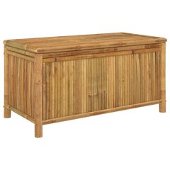 vidaXL Ulkosäilytyslaatikko 110x52x55 cm bambu hinta ja tiedot | Kompostorit ja jäteastiat | hobbyhall.fi