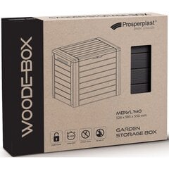 Woodebox puutarhalaatikko 190 l, ruskea hinta ja tiedot | Prosperplast Piha ja puutarha | hobbyhall.fi