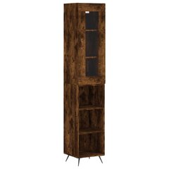 vidaXL Kaappi savutammi 34,5x34x180 cm tekninen puu hinta ja tiedot | Lipastot | hobbyhall.fi