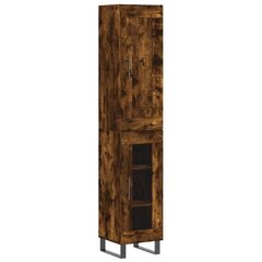 vidaXL Kaappi savutammi 34,5x34x180 cm tekninen puu hinta ja tiedot | Lipastot | hobbyhall.fi