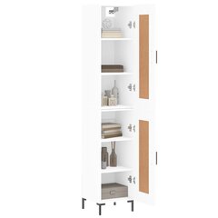 vidaXL Kaappi valkoinen 34,5x34x180 cm tekninen puu hinta ja tiedot | Lipastot | hobbyhall.fi