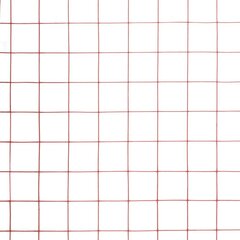 vidaXL Kanaverkko teräs PVC pinnoitteella 25x0,5 m punainen hinta ja tiedot | Aidat ja tarvikkeet | hobbyhall.fi