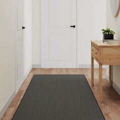 vidaXL Käytävämatto sisal-tyyli antrasiitti 80x300 cm hinta ja tiedot | Isot matot | hobbyhall.fi