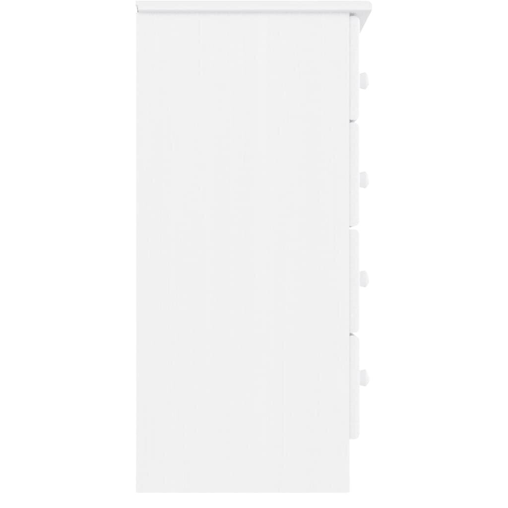 vidaXL Lipasto ALTA valkoinen 77x35x73 cm täysi mänty hinta ja tiedot | Lipastot | hobbyhall.fi