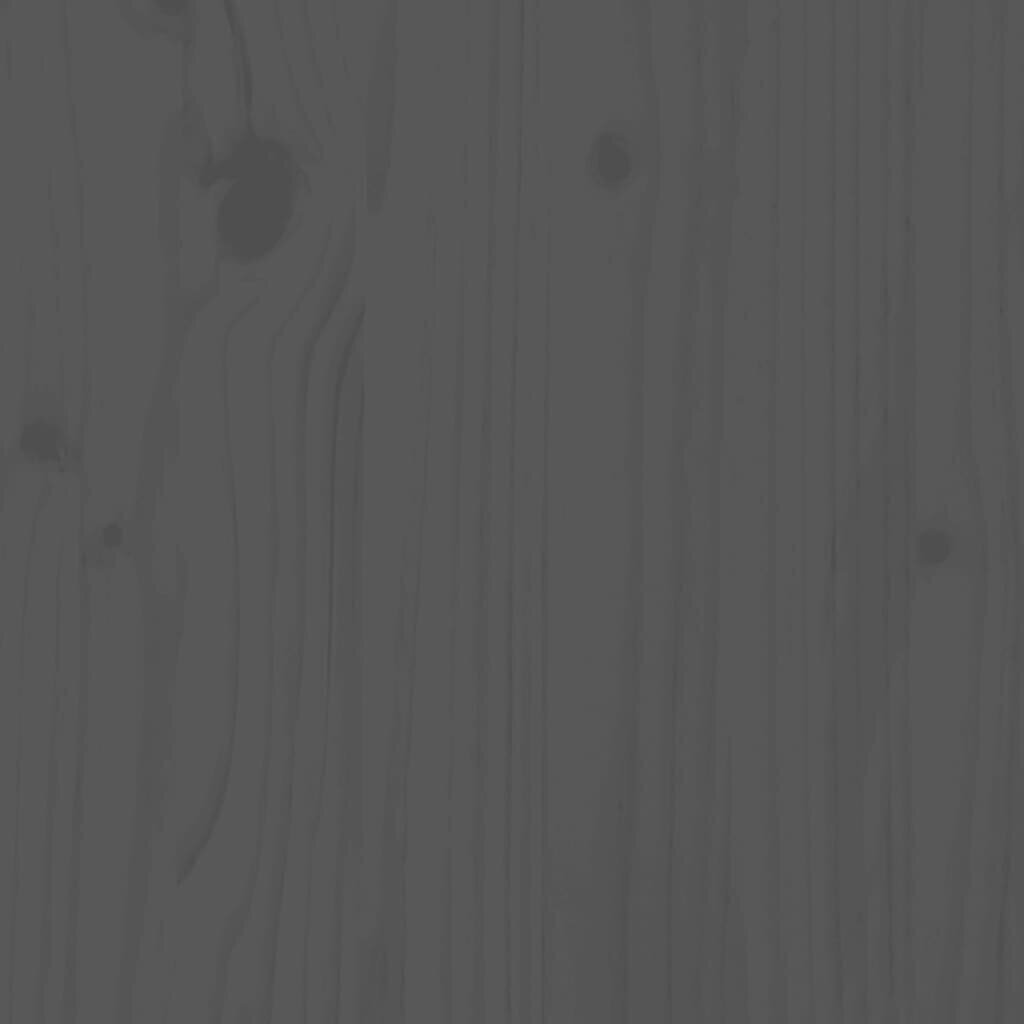 vidaXL Korotettu kukkalaatikko harmaa 101x50x57 cm täysi mänty hinta ja tiedot | Kukkalaatikot | hobbyhall.fi