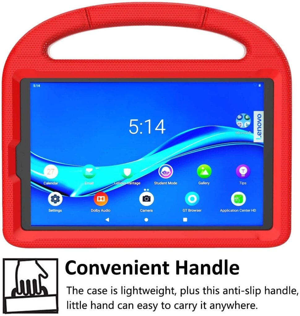 Kotelo Shockproof Kids Lenovo Tab M10 Plus X606 10.3 punainen hinta ja tiedot | Tablettien kotelot ja muut tarvikkeet | hobbyhall.fi