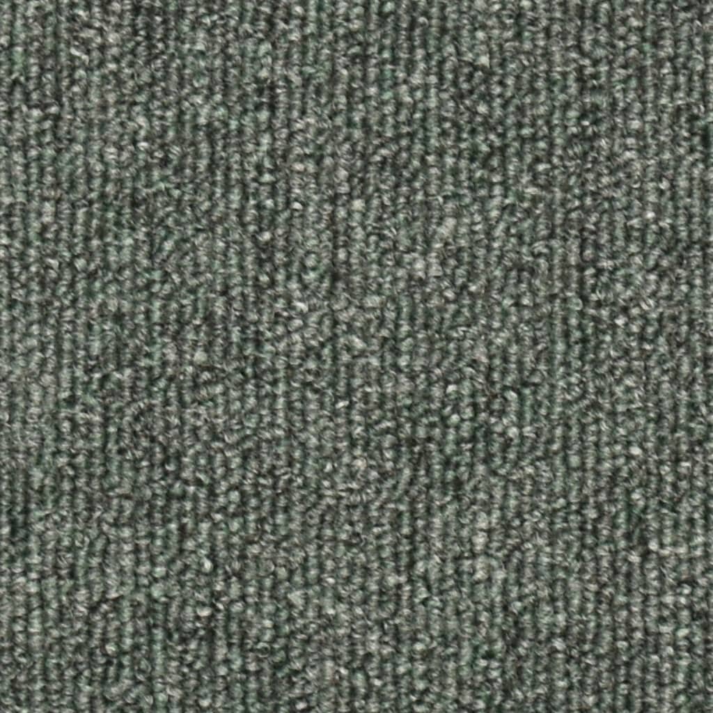 vidaXL Porrasmatot 15 kpl tummanvihreä 56x17x3 cm hinta ja tiedot | Isot matot | hobbyhall.fi
