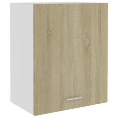 vidaXL Seinäkaappi Sonoma-tammi 50x31x60 cm lastulevy hinta ja tiedot | Keittiön kaapit | hobbyhall.fi