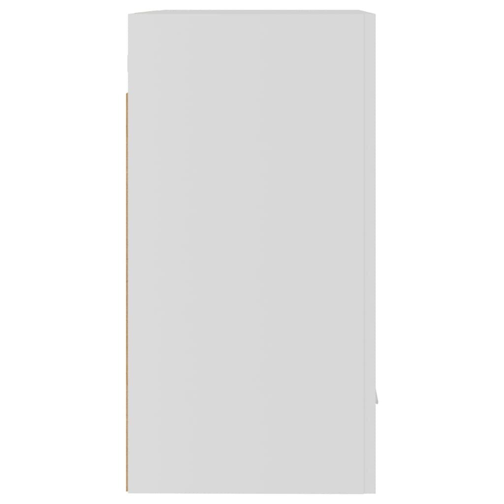 vidaXL Seinäkaapit 2 kpl valkoinen 50x31x60 cm lastulevy hinta ja tiedot | Keittiön kaapit | hobbyhall.fi