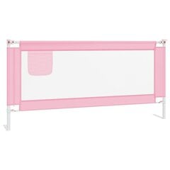 vidaXL Turvalaita sänkyyn pinkki 190x25 cm kangas hinta ja tiedot | vidaXL Vauvan hoito | hobbyhall.fi