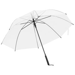 vidaXL Sateenvarjo läpinäkyvä 107 cm hinta ja tiedot | Naisten sateenvarjot | hobbyhall.fi