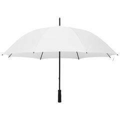 vidaXL Sateenvarjo valkoinen 130 cm hinta ja tiedot | Naisten sateenvarjot | hobbyhall.fi