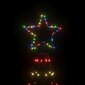 vidaXL Kartio joulukuusi 1400 värikästä LED-valoa 160x500 cm hinta ja tiedot | Joulukoristeet | hobbyhall.fi
