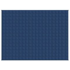 vidaXL Painopeitto sininen 152x203 cm 7 kg kangas hinta ja tiedot | Peitot | hobbyhall.fi
