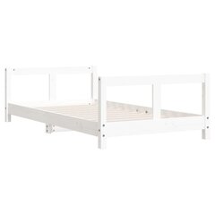 vidaXL Lasten sängynrunko valkoinen 80x160 cm täysi mänty hinta ja tiedot | Lastensängyt | hobbyhall.fi